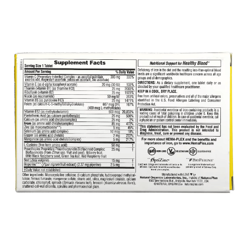 Naturesplus - Iron Essential Nutrients - 10 Tablets