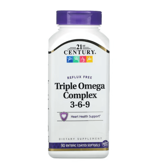 21 Century - Ômega 3-6-9 Complexo Triplo - 90 Softgels