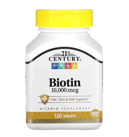 21 センチュリー - ビタミン B7 10,000 MCG - 120 カプセル