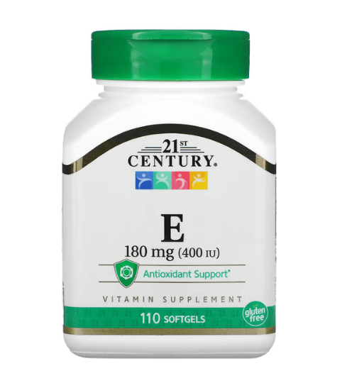 21 Century - Vitamina E 400 IU - 110 Cápsulas