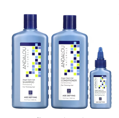 Andalou Naturals - Shampoo, Conditioner and Age Defining Volume Kit - Set 3 Uni.