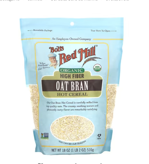 Bob's Red M. - High Fiber Organic Oat Bran - 510 G