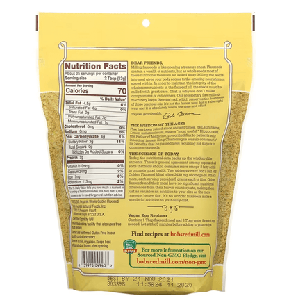 Bob's Red Mill - Organic Flaxseed Flour - 453 G