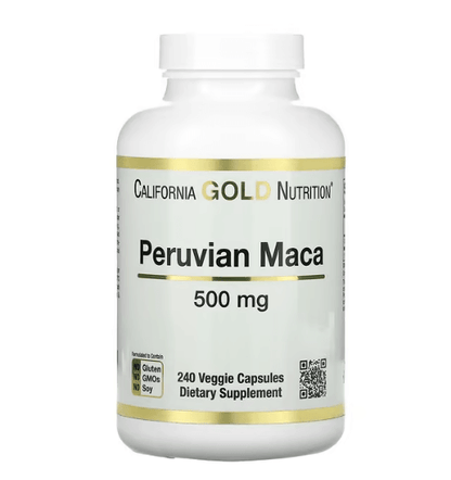 California Gold - Maca Peruana 500 MG - 240 Cápsulas