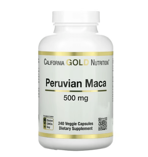 California Gold - Peruvian Maca 500 MG - 240 Capsules