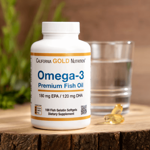 California Gold - Omega 3 Premium Fish Oil 180 EPA - 100 Capsules