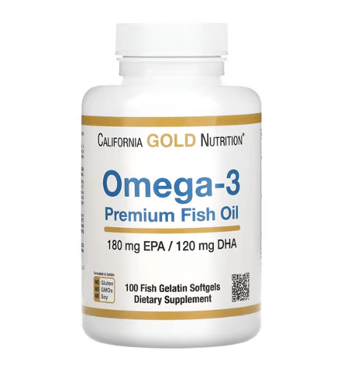 California Gold - Omega 3 Premium Fish Oil 180 EPA - 100 Capsules