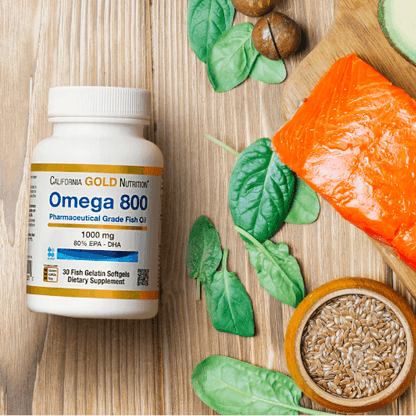 California Gold - Omega 3 1000 MG Pharmaceutical Grade - 30 Capsules