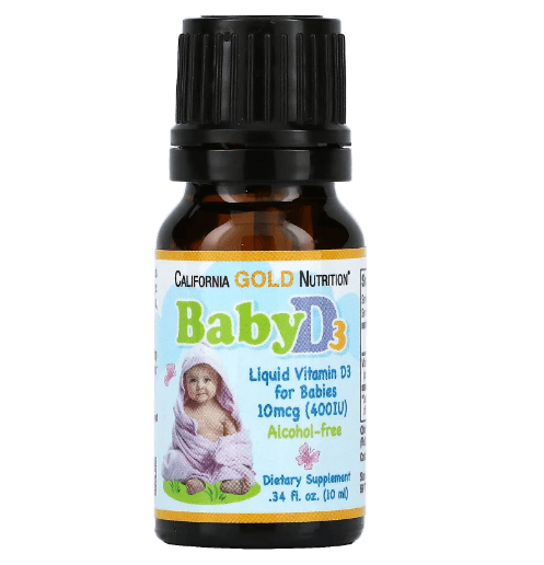 California Gold - Vitamina D3 400 IU BABY - 10 ML