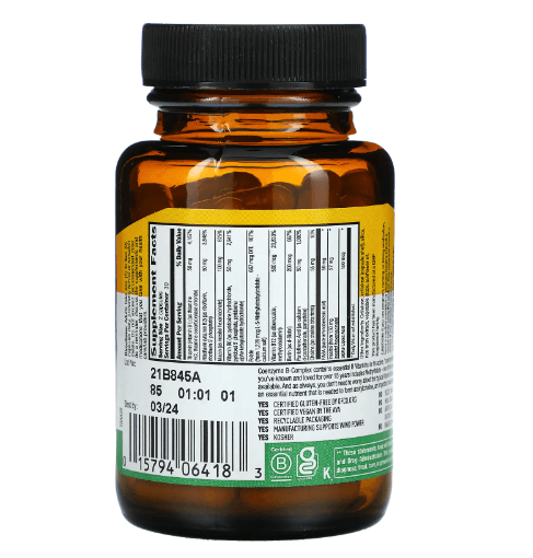 Country Life - Complex B with Coenzyme - 60 Capsules