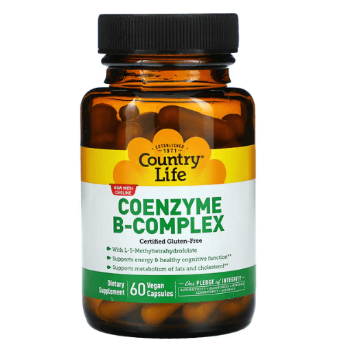 Country Life - Complex B with Coenzyme - 60 Capsules