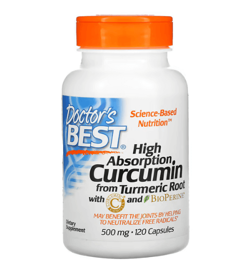 Doctor's Best - Cúrcuma Alta absorção 500 MG 120 Comprimidos