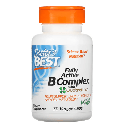 Doctor's Best - Complexo B Fully Active - 30 Cápsulas