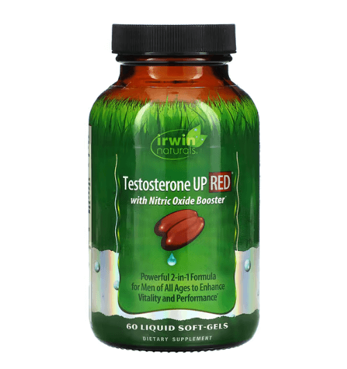 Irwin Naturals - Testosterone Up Red Increased Vitality and Performance - 60 Softgels