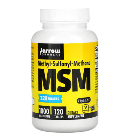 Jarrow Formulas - Cartilagem MSM 1000 MG - 120 Comprimidos