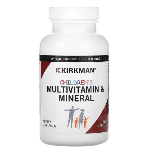 Kirkman - Multivitaminas Infantil com Mineral - 120 Cápsulas