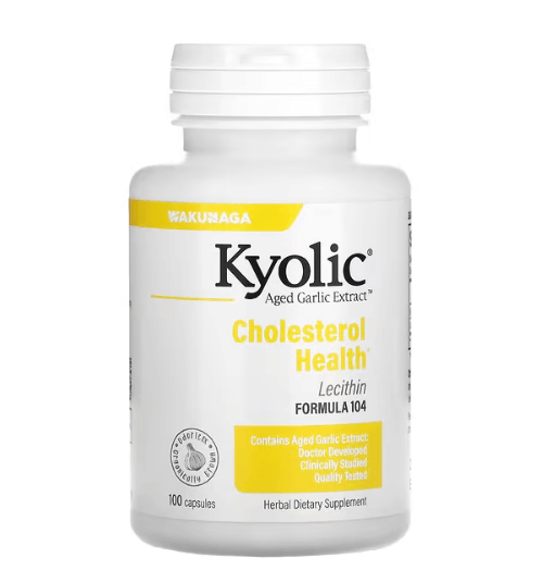 Kyolic - Garlic Kyolic Cholesterol Health with Lecithin - 100 Tablets