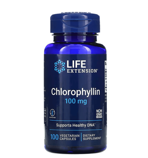 Life Extension - Clorofila 100 MG - 100 Cápsulas