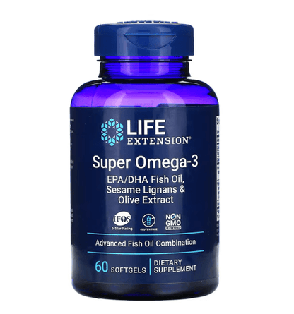 Life Extension - Super Ômega 3 - 60 Softgels