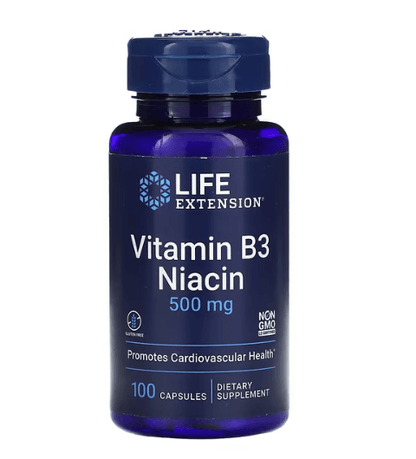 Life Extension - Vitamin B3 500 MG - 100 Capsules