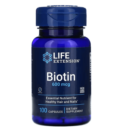 Life Extension - ビタミン B7 600 MCG - 100 カプセル