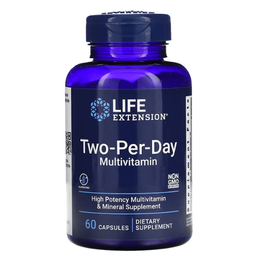 Life Extension - 2 Times Daily Multivitamins - 60 Capsules