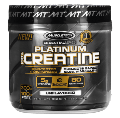 MuscleTech - Creatina Essential Series 100% Platinum - 400 g