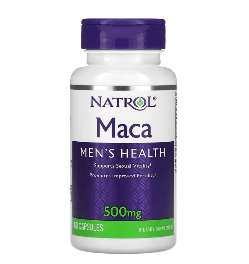 Natrol - Maca Saúde Masculina 500 MG - 60 Cápsulas