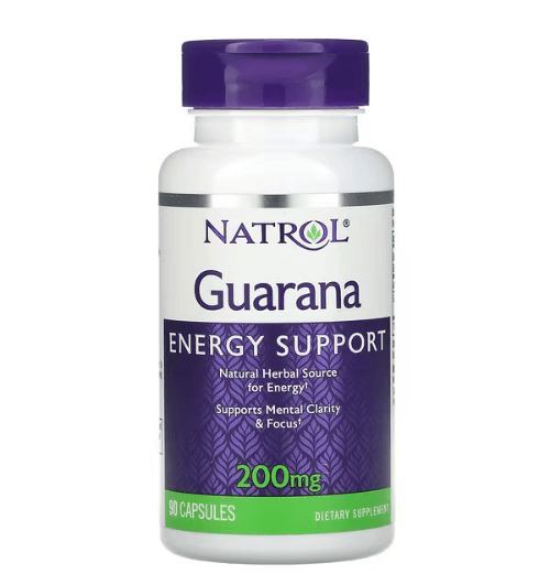 Natrol - Guaraná Suporte de Energia 200 MG - 90 Cápsulas