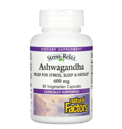 Natural Factors - Ashwagandha - Stress, Sleep and Fatigue Relief 600 MG - 30 Capsules