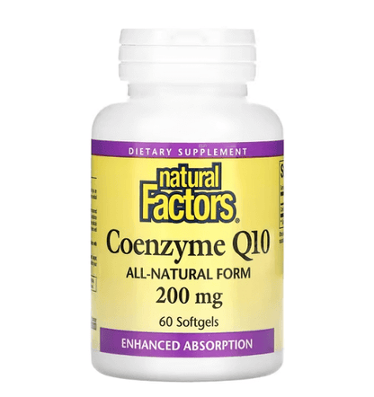 Natural Factors - CoQ10 200MG. - 60 Softgels