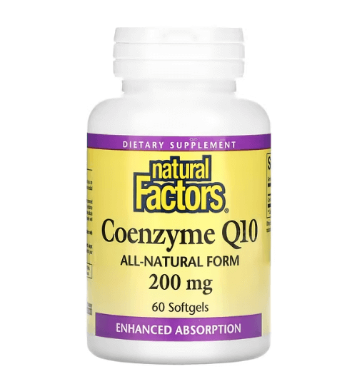 Natural Factors - CoQ10 200MG. - 60 Softgels