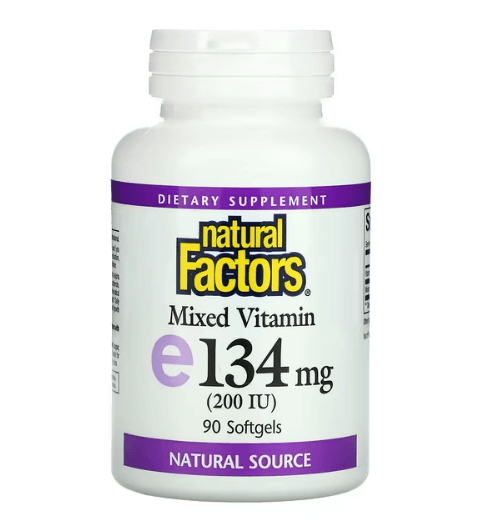 Natural Factors - Vitamin E 200 IU - 90 Capsules