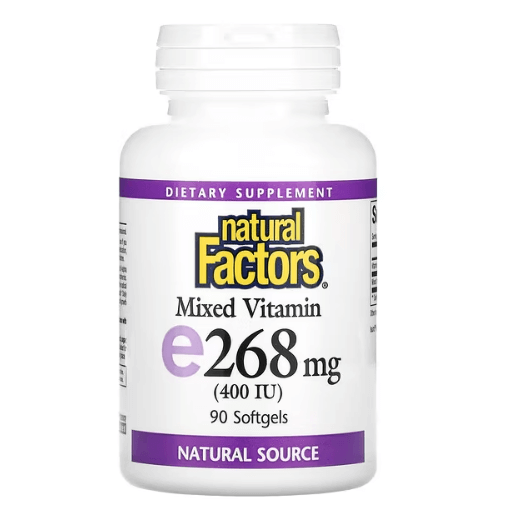 Natural Factors - Vitamina E 400 IU - 90 Cápsulas