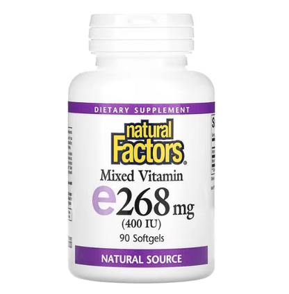 Natural Factors - Vitamina E 400 IU - 90 Cápsulas