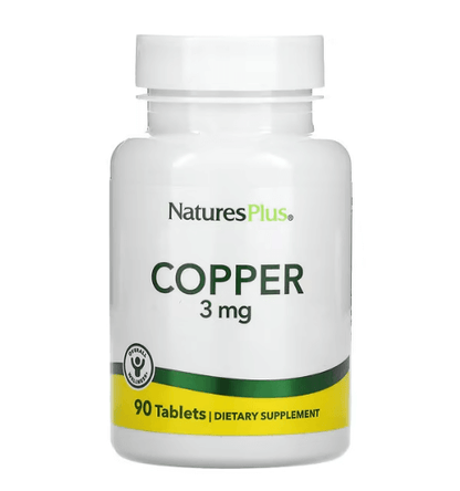 Naturesplus - Copper 3 MG - 90 Tablets