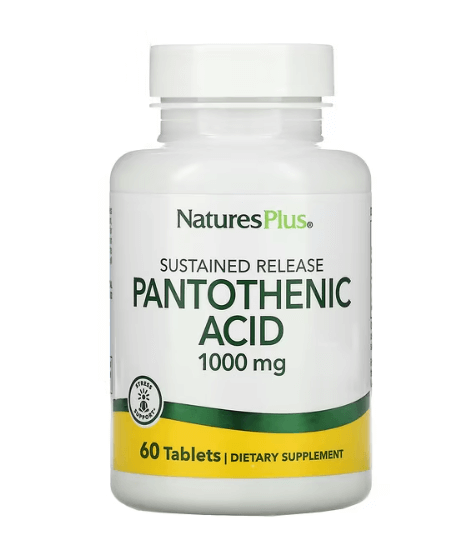 Nature's Plus - Vitamin B5 1,000 MG - 60 Tablets