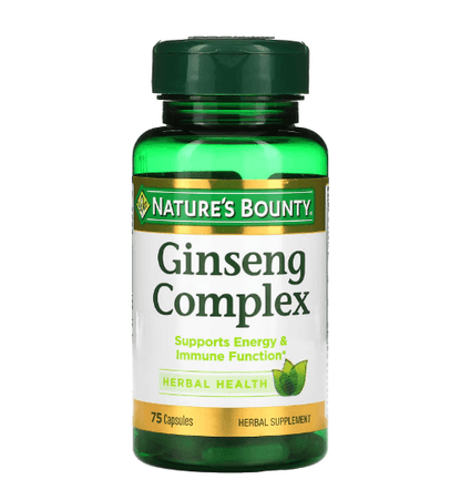 Nature's Bounty - Ginseng Complex - 75 Capsules