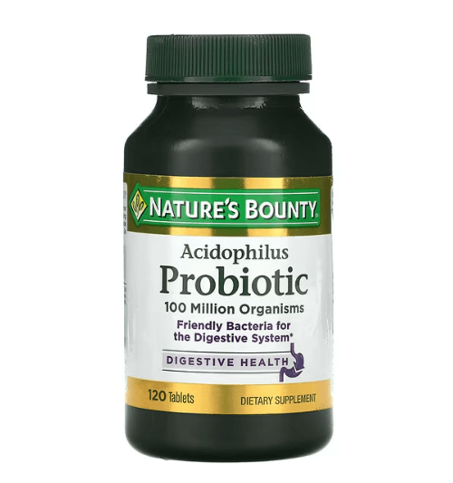 Nature's Bounty - Acidophilus Probiotics Gut Health - 120 Tablets