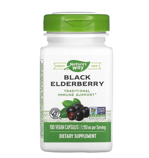 Nature's Way - Elderberry 575 MG - 100 Capsules