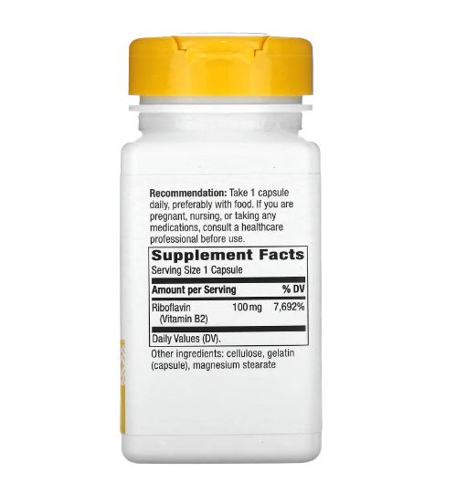 Nature's Way - Vitamina B2 100 MG - 100 Cápsulas