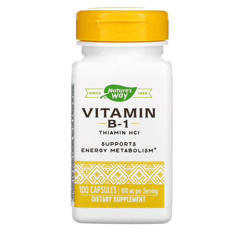 Nature's Way - Vitamina B1 100 MG - 100 Cápsulas