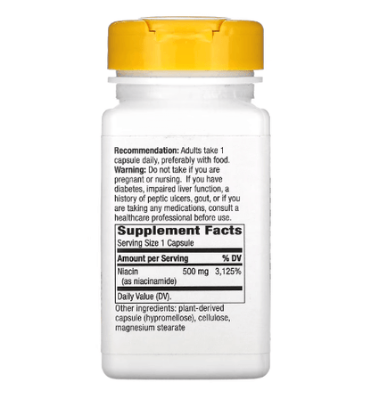 Nature's Way - Vitamina B3 500 MG - 100 Cápsulas