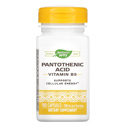 Nature's Way - Vitamina B5 500 MG - 100 Cápsulas