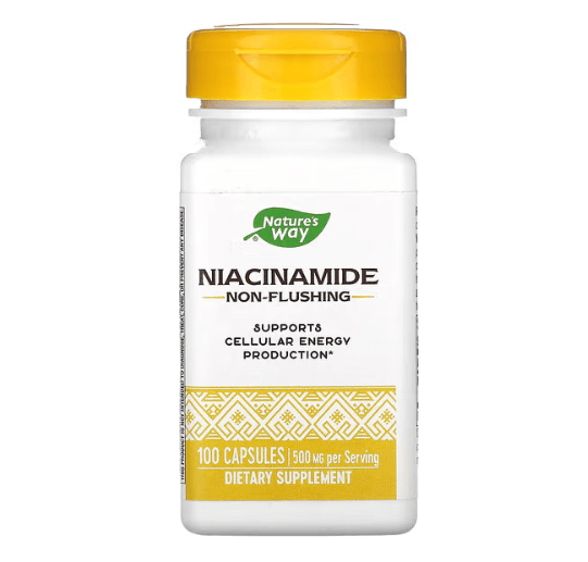 Nature's Way - Vitamina B3 500 MG - 100 Cápsulas