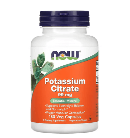 Now - Potassium Citrate 99 MG - 180 Capsules