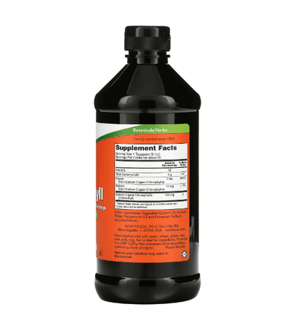 Now - Mint Flavor Liquid Chlorophyll - 473 ML