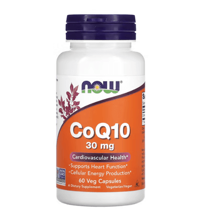 Now - CoQ10  30 MG - 60 Cápsulas