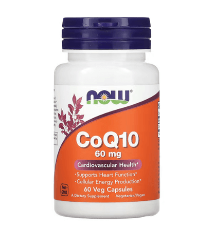 Now - CoQ10  60 MG - 60 Cápsulas