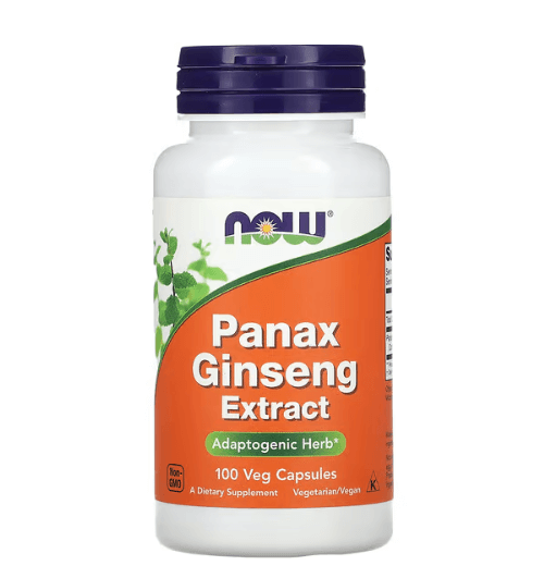 Now - Ginseng Extrato de Panax - 100 Cápsulas